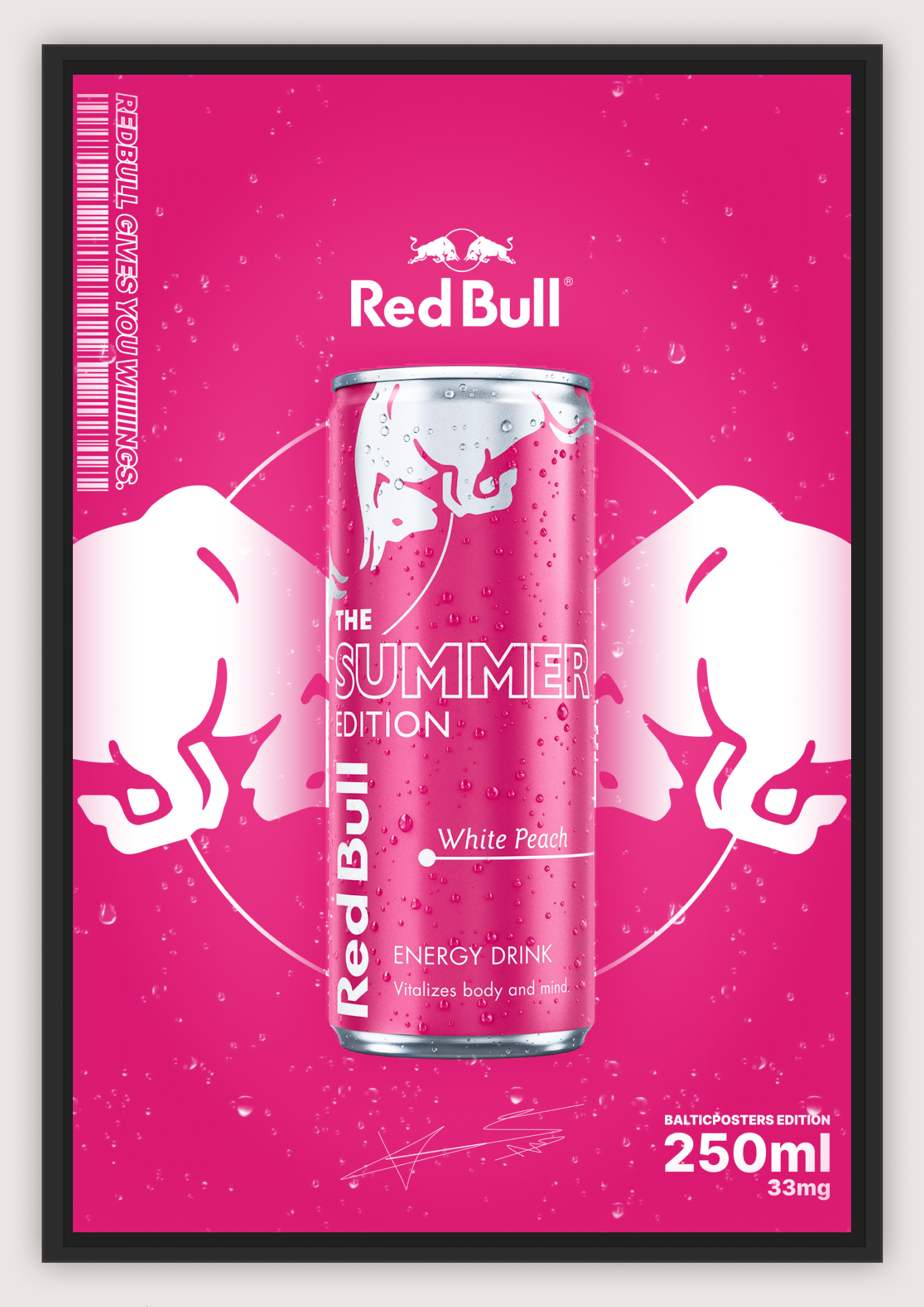 REDBULL POSTER, SUMMER EDITION, A4