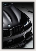 BMW M5 plakāts – LED lukturu izdevums (A3, 40 × 30 cm)