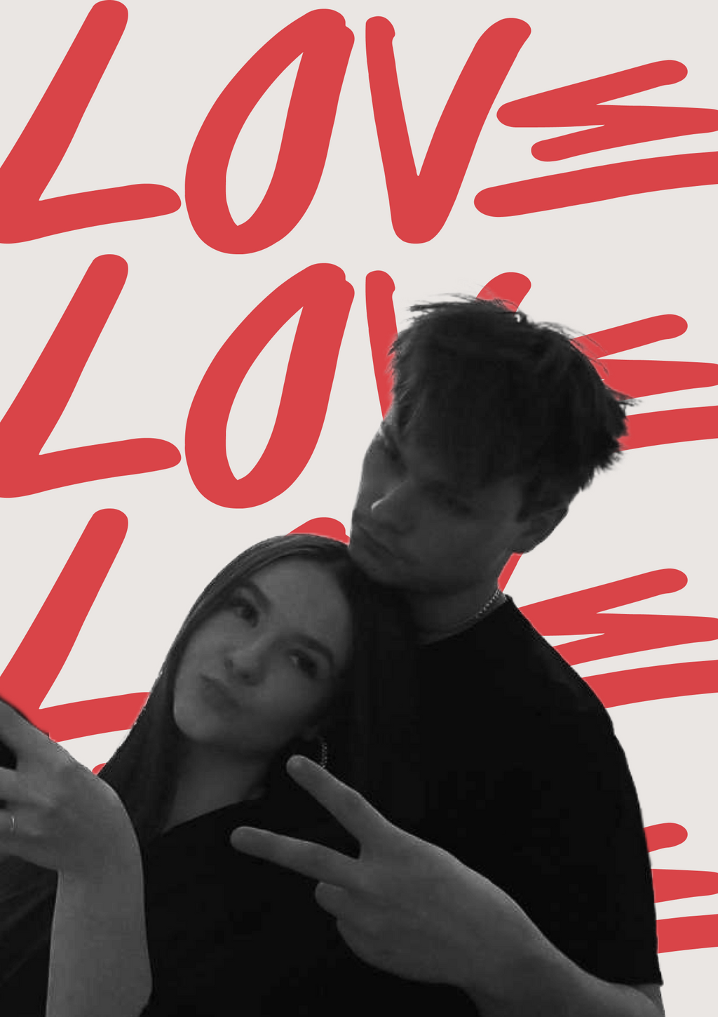 [YOUR IMAGE] VALENTINES LOVE POSTER / A5,A4,A3, TYPE 9