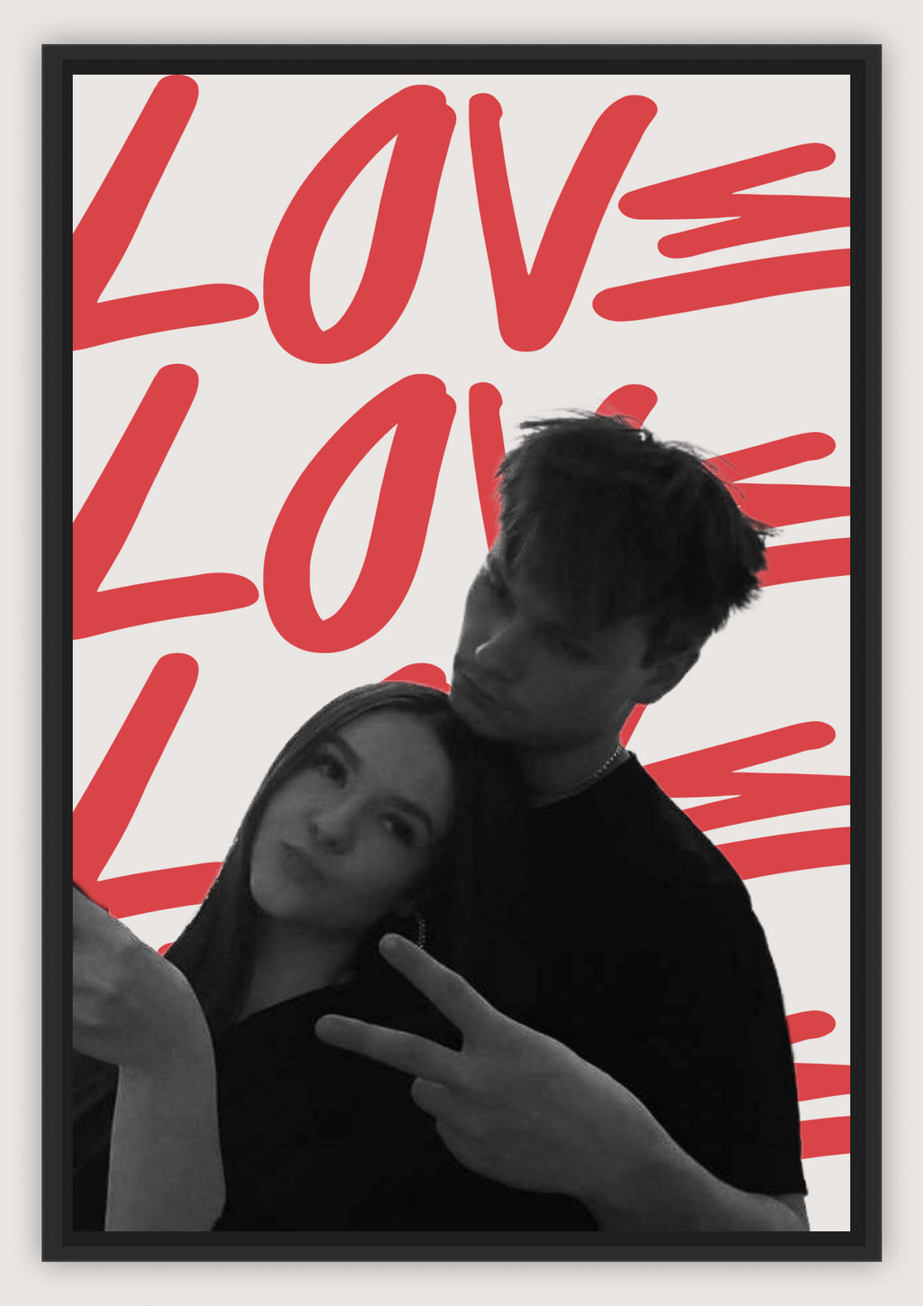 [YOUR IMAGE] VALENTINES LOVE POSTER / A5,A4,A3, TYPE 9