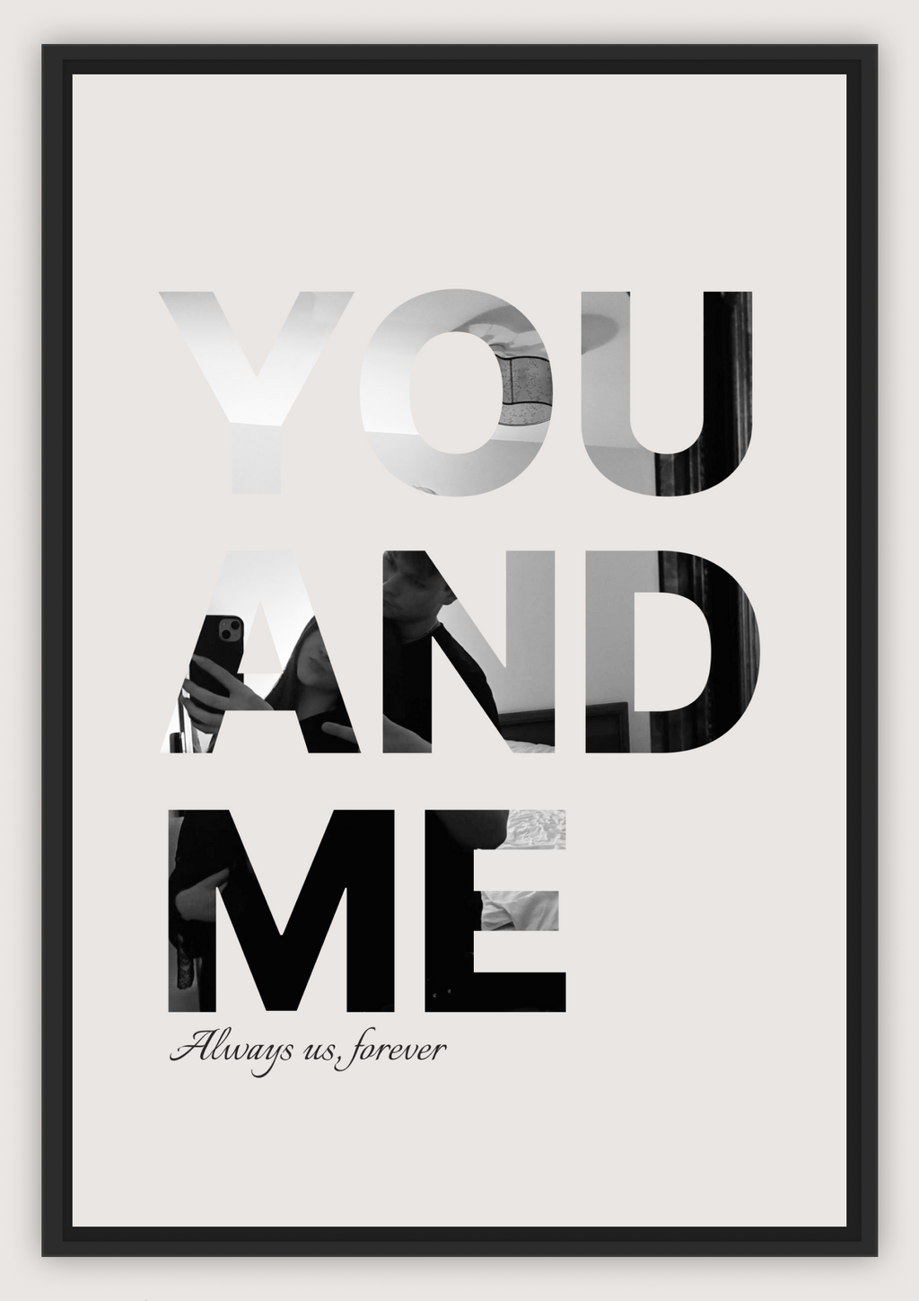 [YOUR IMAGE] VALENTINES LOVE POSTER / A5,A4,A3, TYPE 10