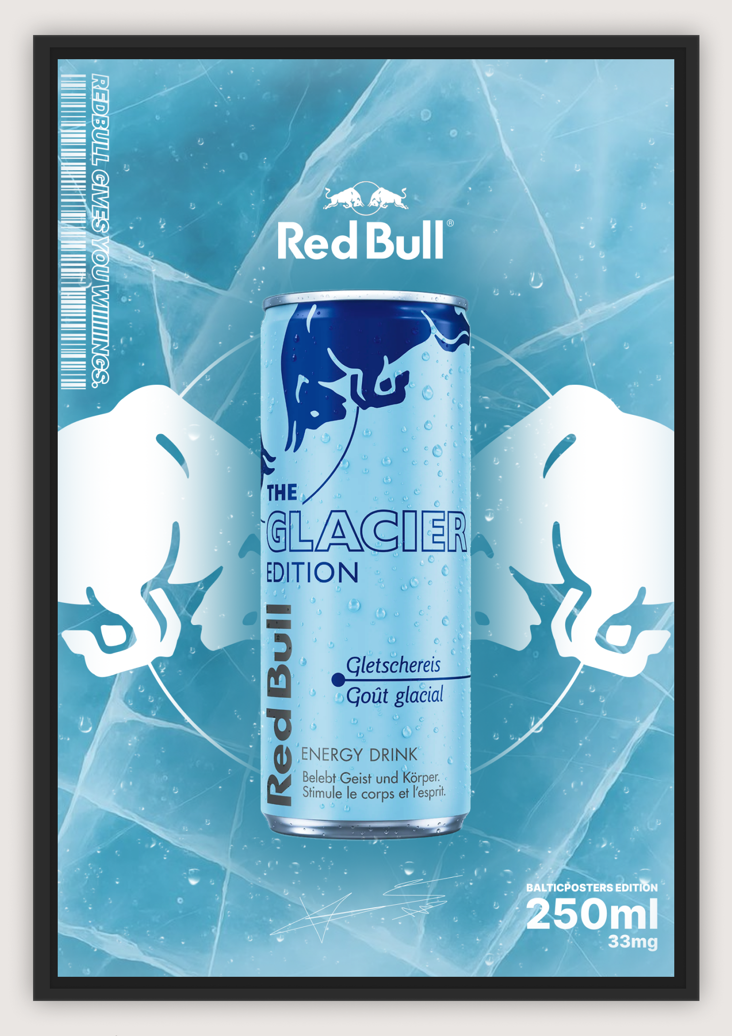 REDBULL POSTER, GLACIER EDITION, A4