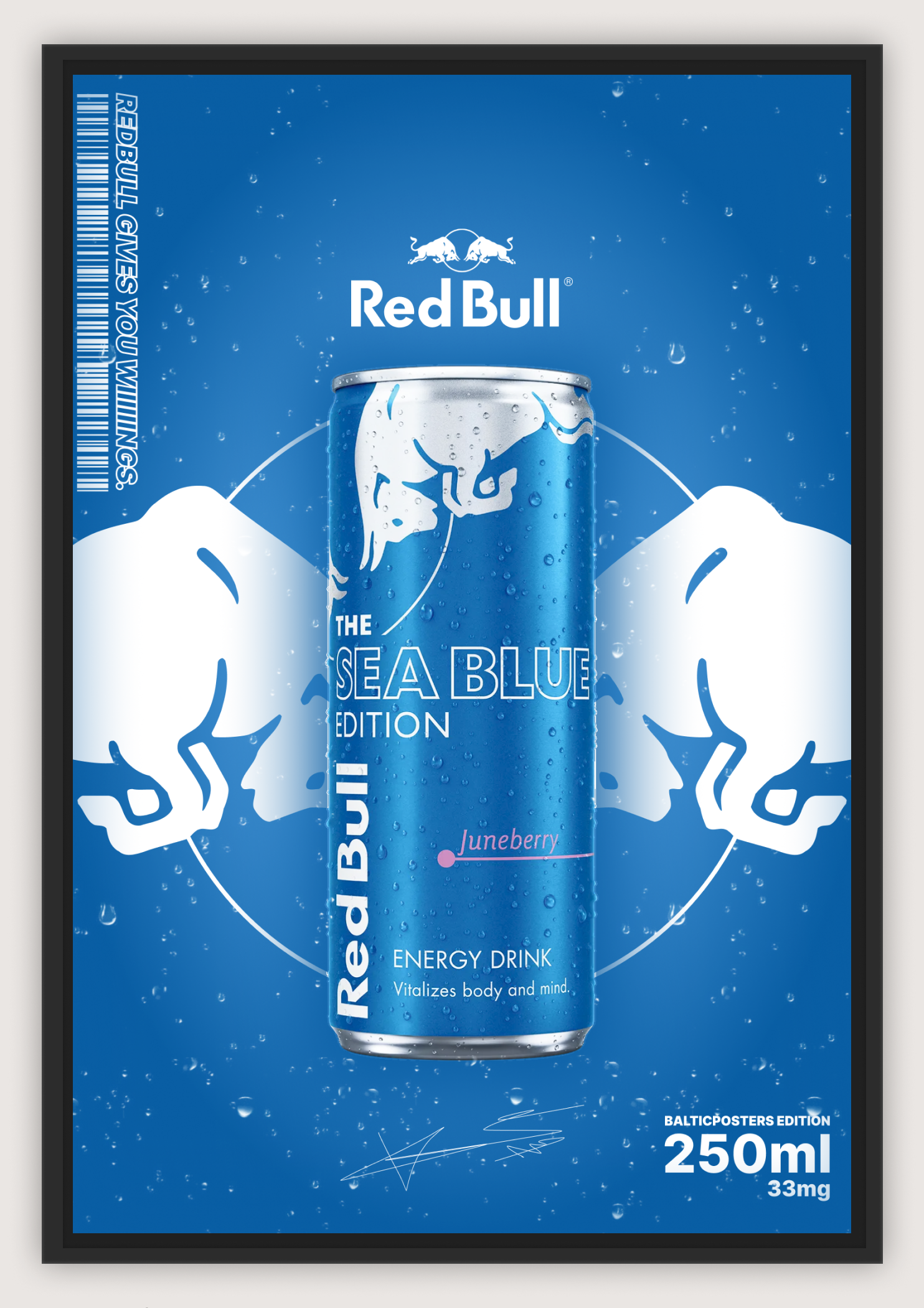 REDBULL POSTER, JUNEBERRY EDITION, A4