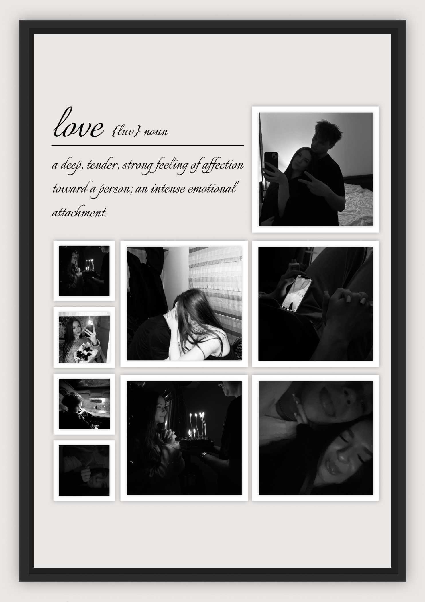 [YOUR IMAGE] VALENTINES LOVE POSTER / A5,A4,A3 TYPE 2