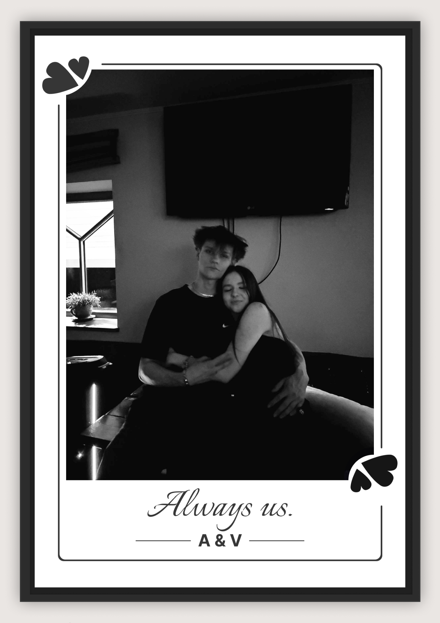 [YOUR IMAGE] VALENTINES LOVE POSTER / A5,A4,A3, TYPE 1