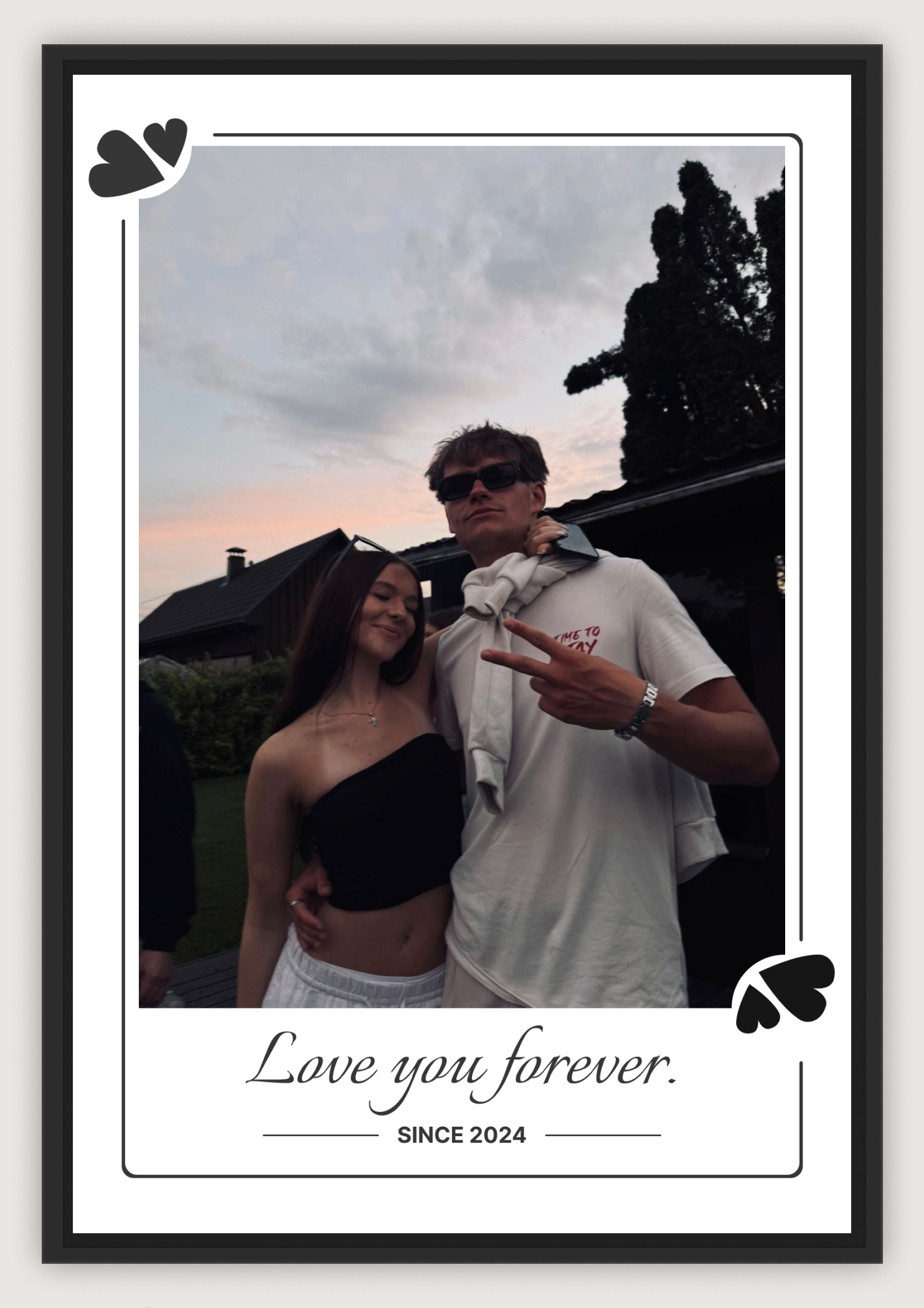 [YOUR IMAGE] VALENTINES LOVE POSTER / A5,A4,A3 TYPE 4