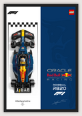 Red Bull RB20 – LEGO Speed Champions Display Poster