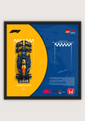 Red Bull Racing F1 – LEGO Minifigure Display Poster