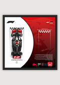 Haas F1 – LEGO Minifigure Display Poster
