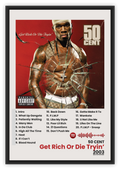 50 Cent – Get Rich Or Die Tryin’ Spotify Poster 🎧