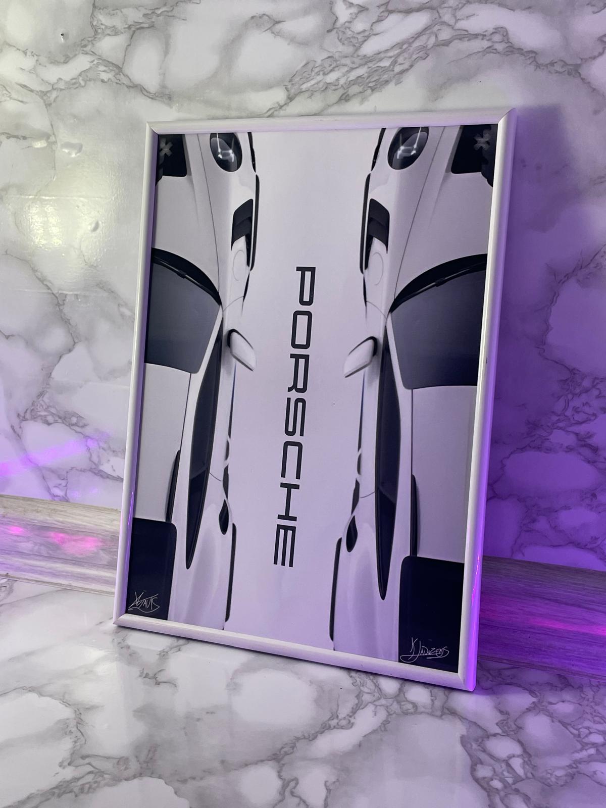 PORSCHE 911 GT3 POSTER / A4 SIZED WITH PHOTOPAPER