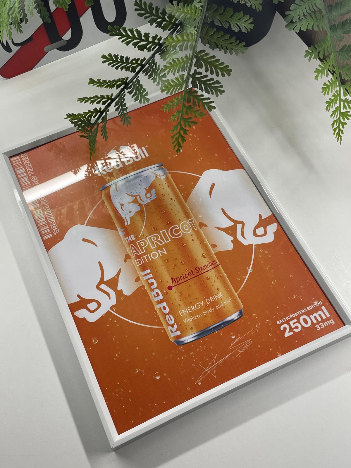 REDBULL POSTER, APRICOT EDITION, A4