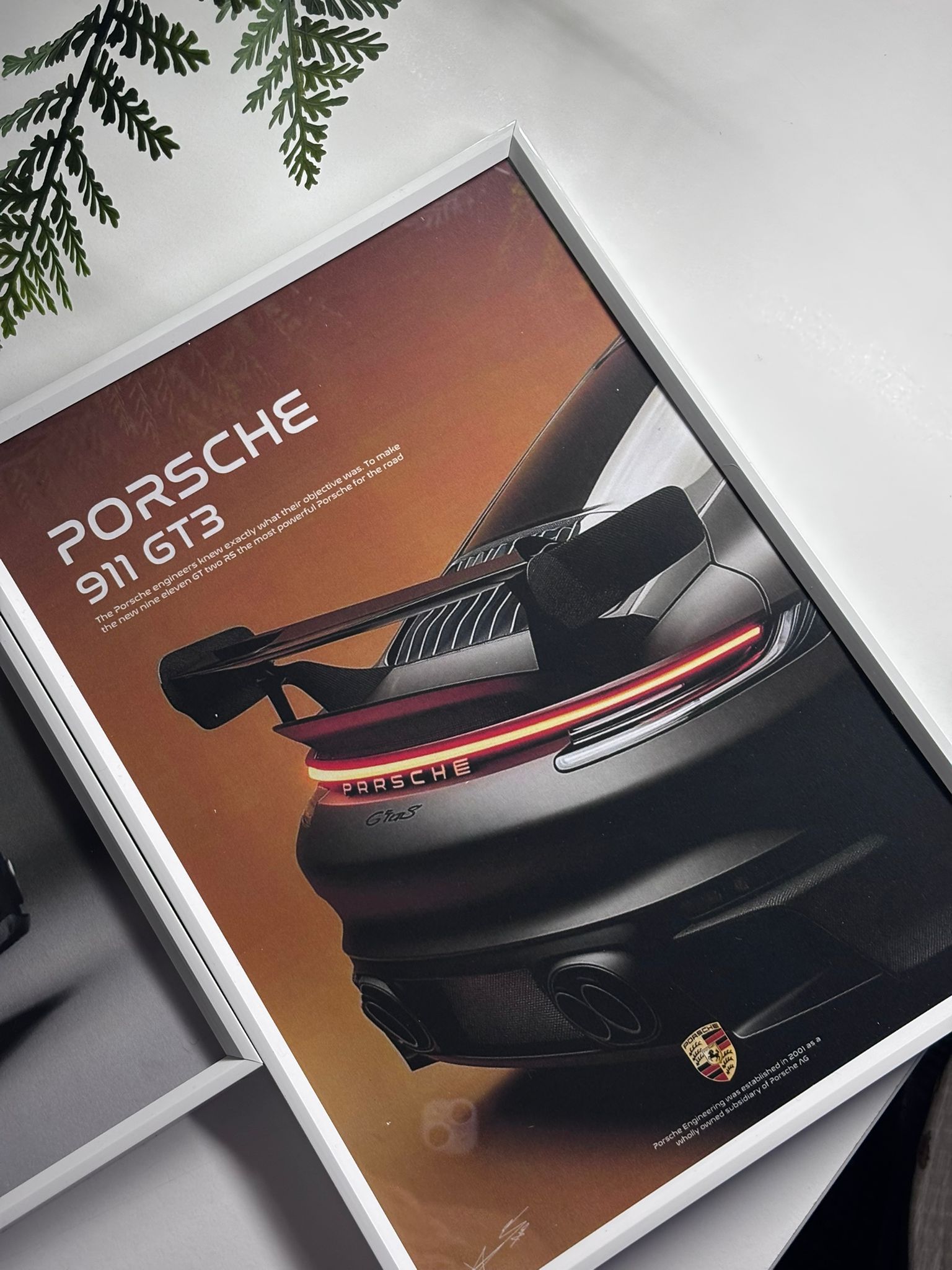Porsche 911 GT3 POSTER / A4 SIZE TYPE 1