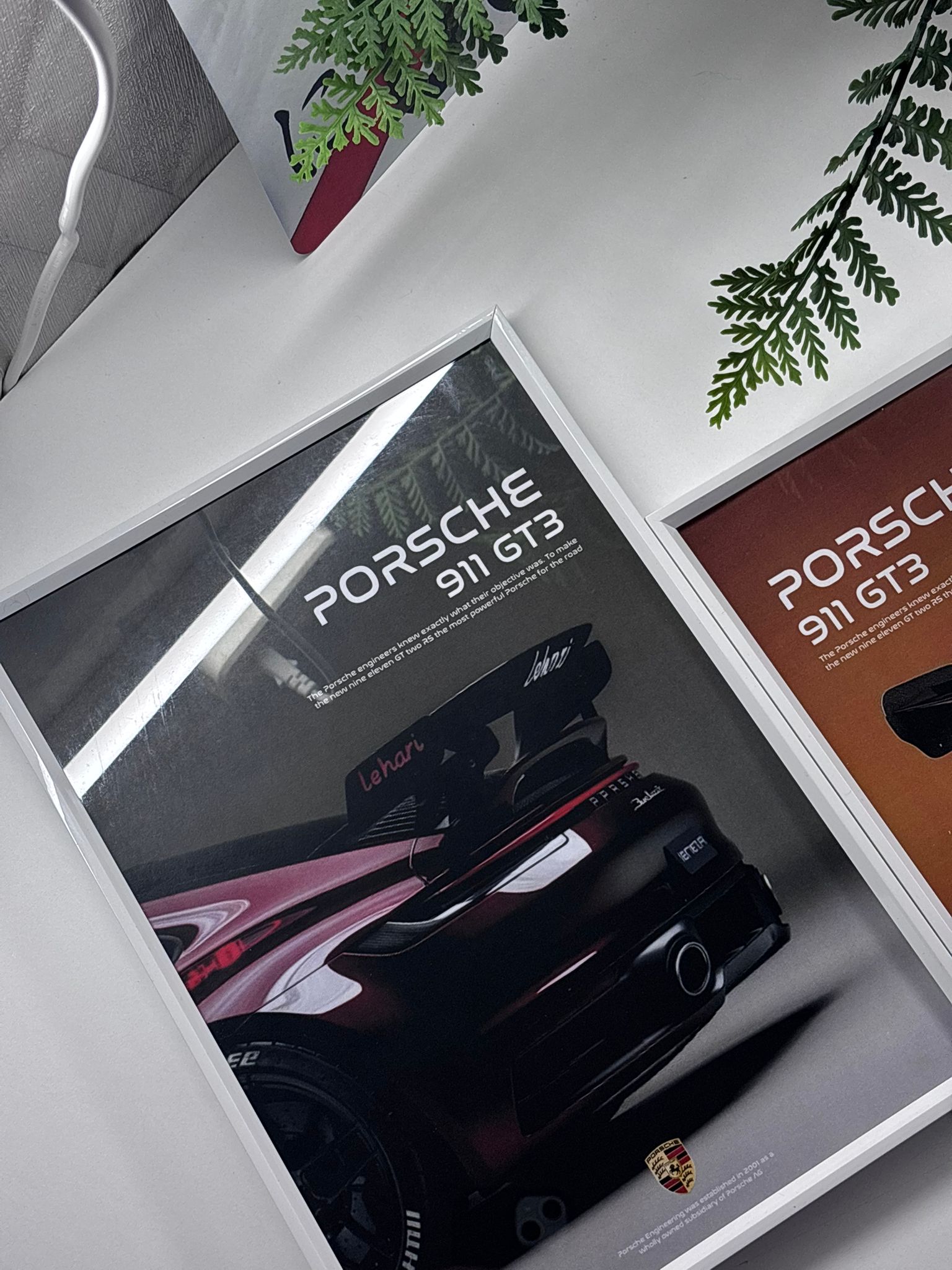 Porsche 911 GT3 POSTER / A4 SIZE TYPE 2